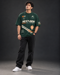 NEXT-GEN Racing Oversized Tee | Bottle Green