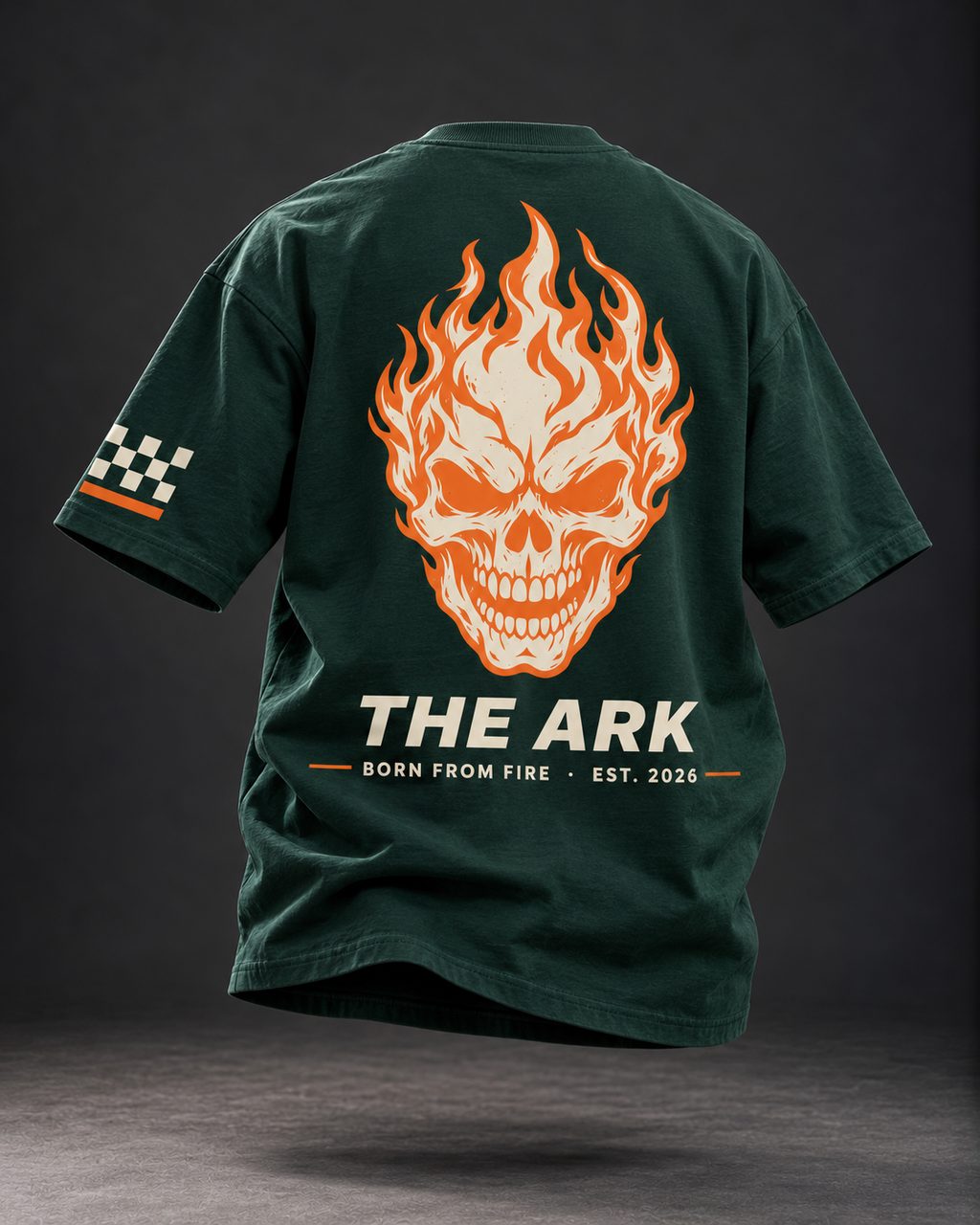 NEXT-GEN Racing Oversized Tee | Bottle Green