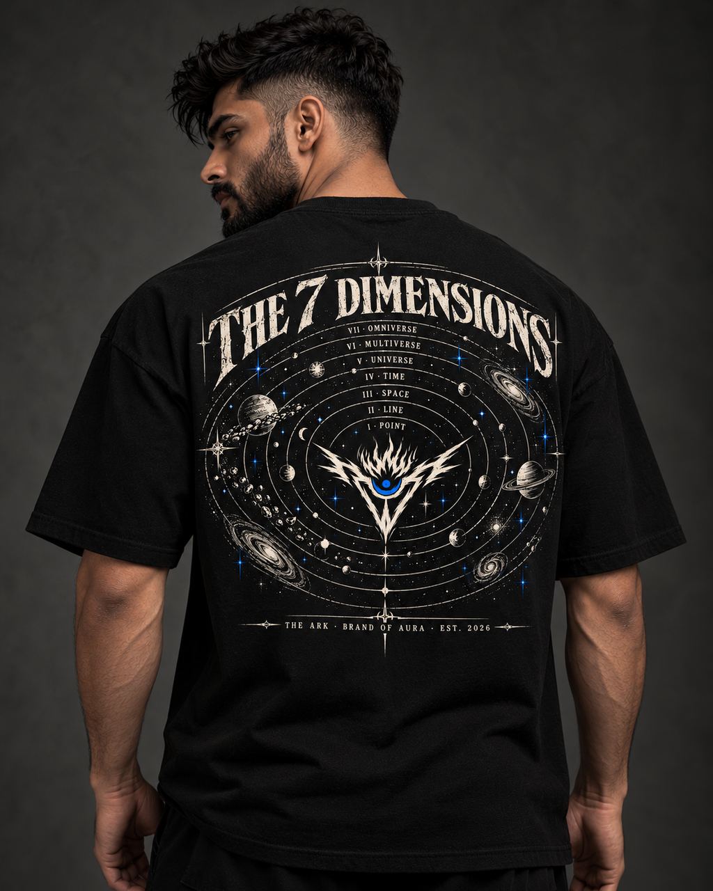 VII — The 7 Dimensions Oversized Tee | Brand of Aura